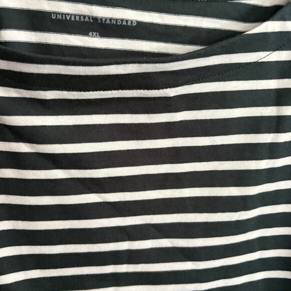 Universal Standard Noyack Breton Stripe Top 4XL 38 40 6X NWT Tank Blouse Shirt - Picture 5 of 6